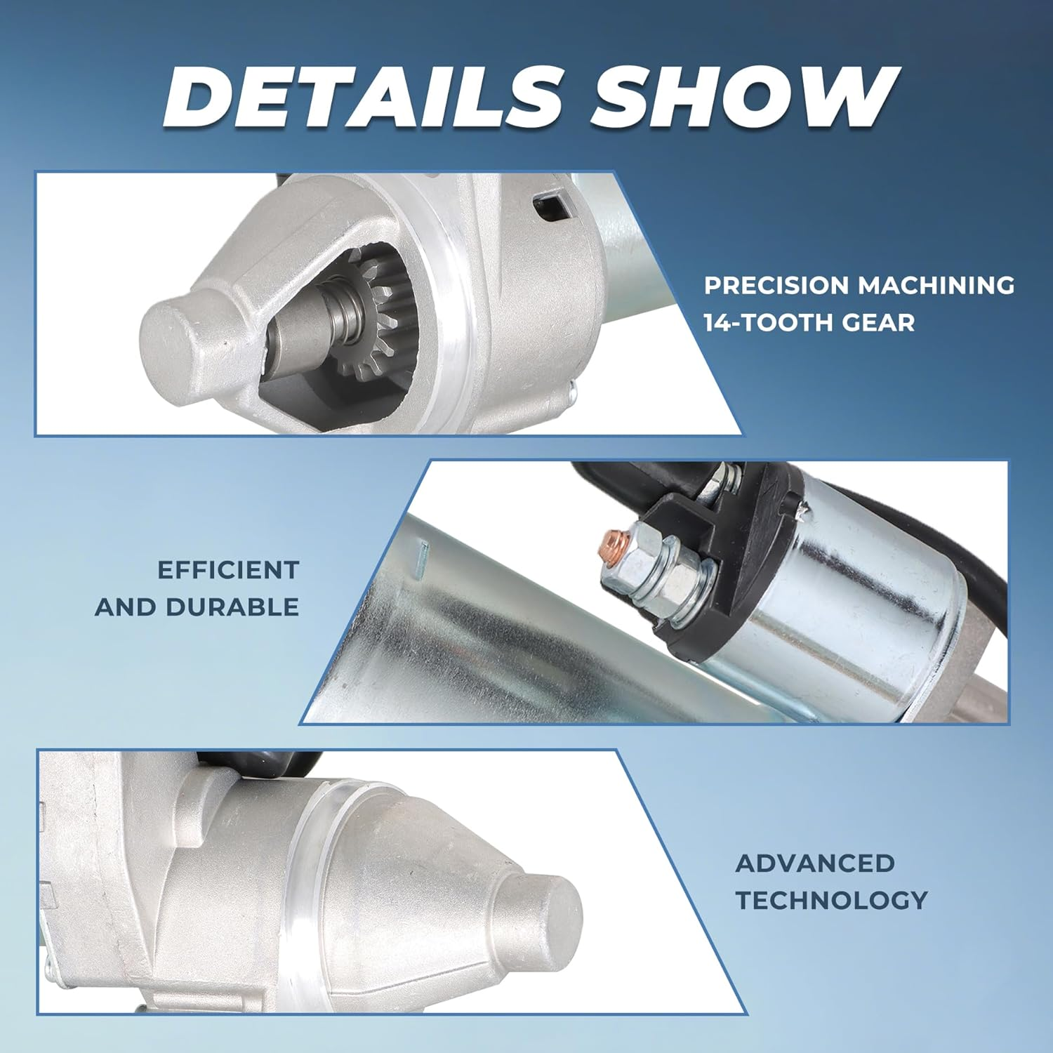 17-098-05 Starter Replacement for Kohler CH440-3111 Engines 17-098-05S, 17-098-11-S