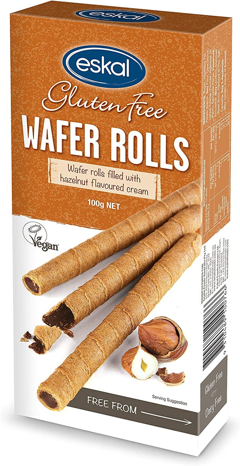 Eskal Hazelnut Wafer Rolls,Es 147