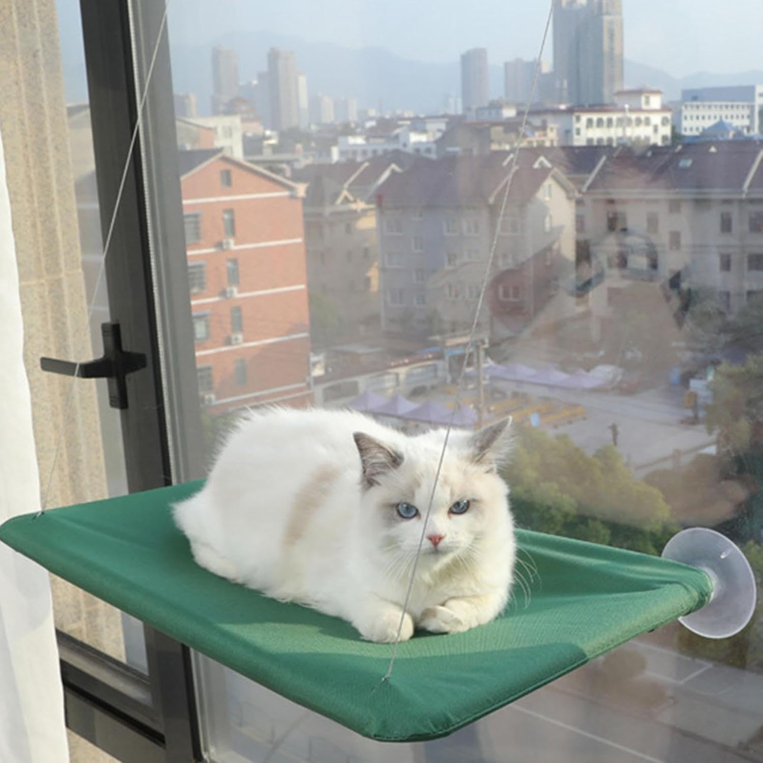 Cat Hammock | Cat Window Perch | Sunbathing Cat Bed Pet Bed | Comfortable Window Block Cat Seat for Pets inside Aid of Pets image number 4