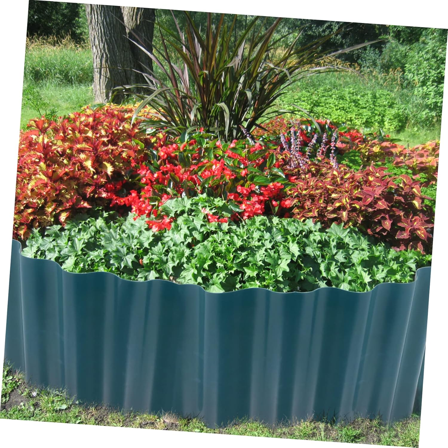 MERRYHAPY Plastic Flexible Garden Guardrail Lawn Edging for Flower Bed Border Outdoor Decor for Path Grass Wall image number 1