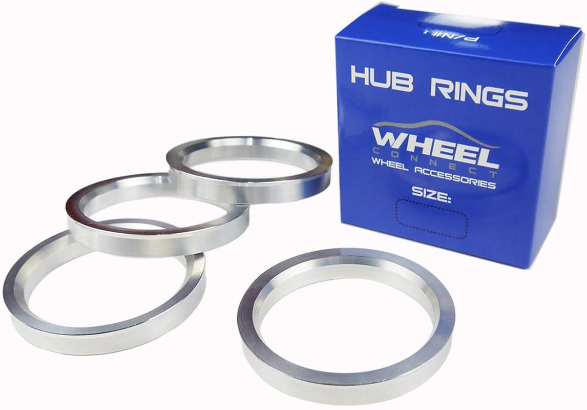 WHEEL CONNECT Hub Centric Rings, 71.5 to 56.1 Set of 4, Aluminium Alloy Hubrings 56.1 to 71.5, O.D:71.5Mm I.D 56.1Mm. A image number 2