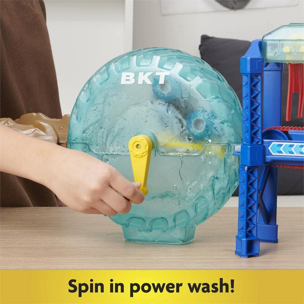 Monster Jam, Megalodon Monster Wash, Includes Color-Changing Megalodon Monster Truck, Interactive Water Play Kids Toys for Aged 3 and Up