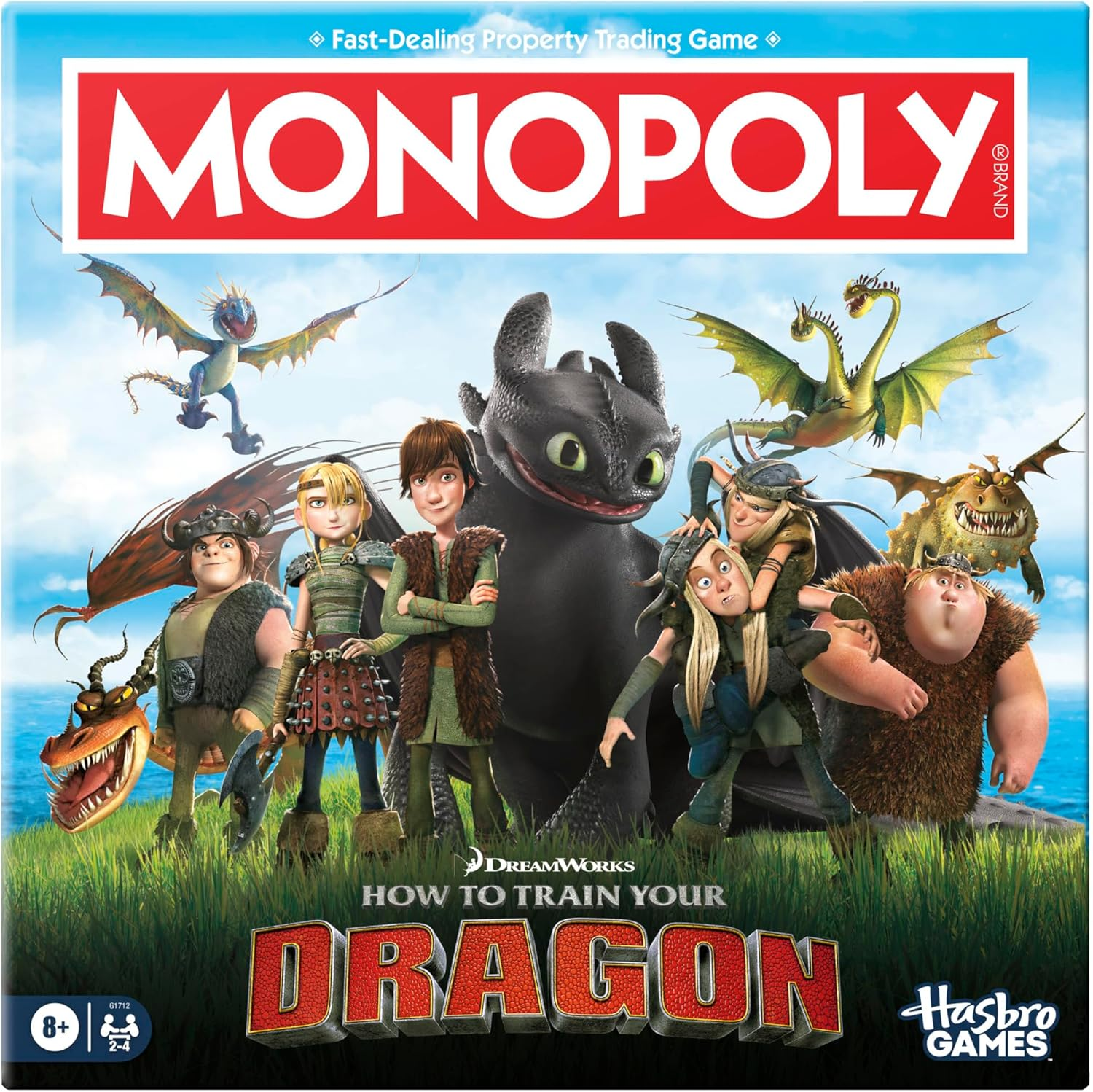 Hasbro Gaming Dreamworks How to Train Your Dragon Edition Monopoly Board Game | Ages 8+ | 2 to 4 Players | 45 Mins. | Fun Family Games for Kids, Teens, and Adults | Kids Gifts image number 5