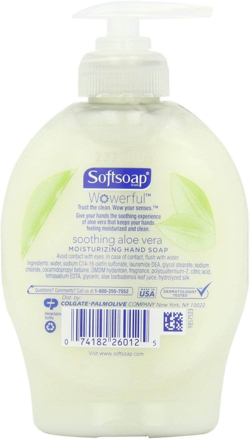 Softsoap Moisturizing Liquid Hand Soap, Soothing Aloe Vera 7.5 Oz by Softsoap (Pack of 2) image number 3