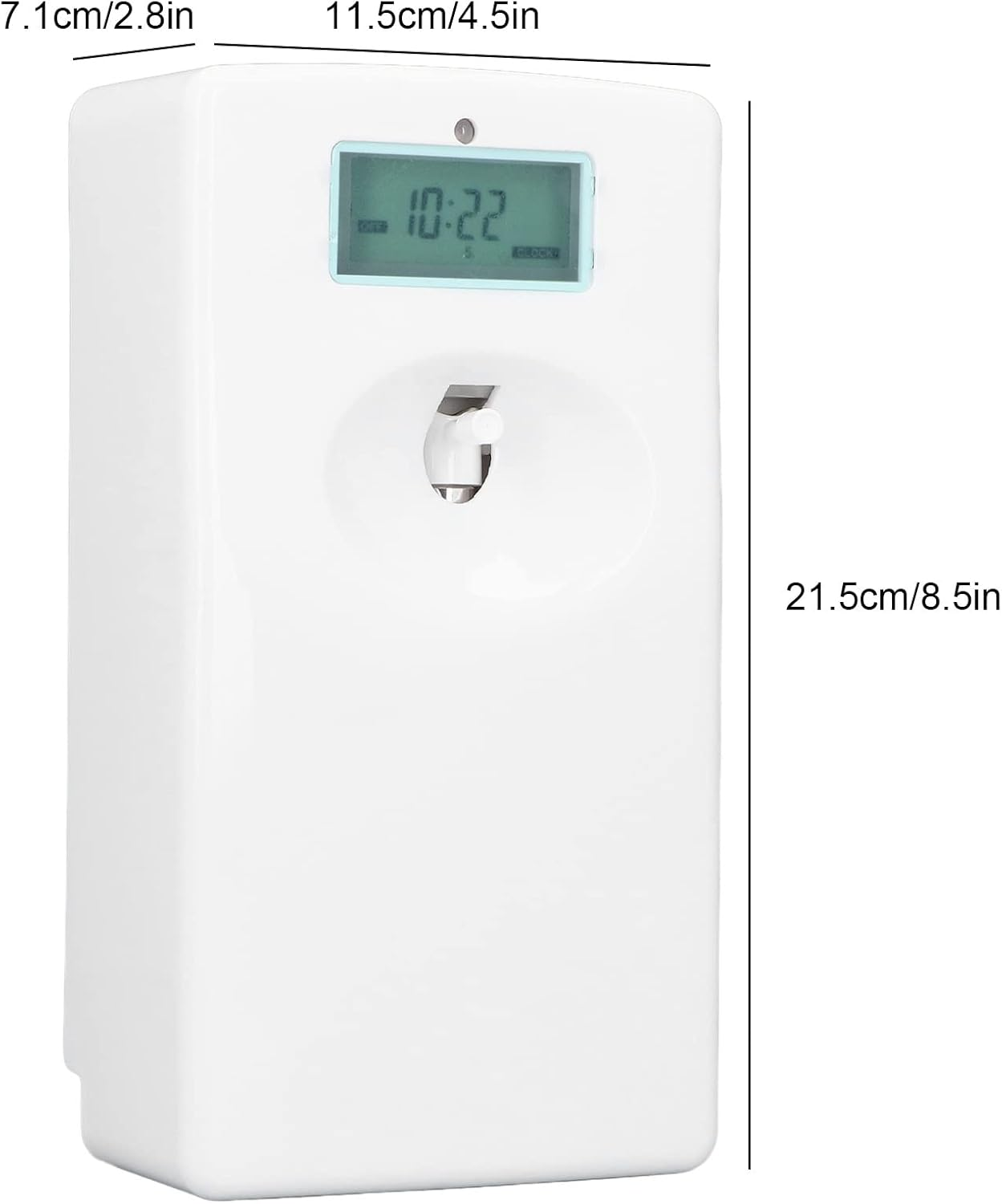 Automatic Perfume Dispenser, Fragrance Sprayer, Automatic Air Freshener Dispenser, Aroma Dispenser, Wall Mounted Aroma Diffuser for Bathroom, Hotel, Commercial Place image number 6