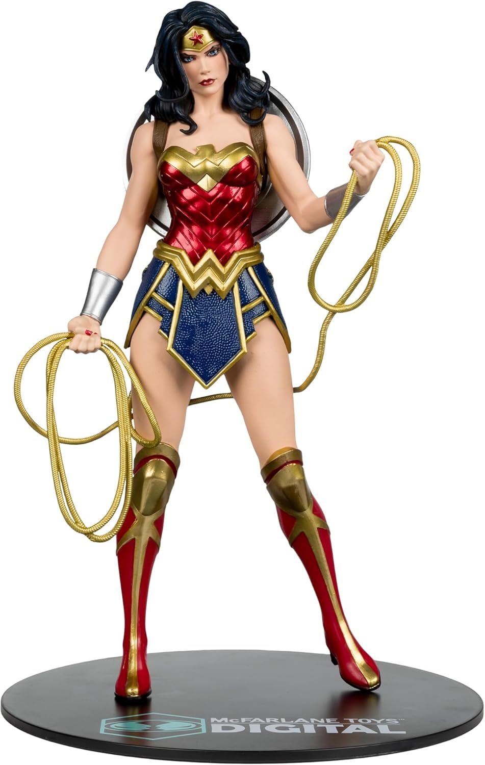 DC Direct - 12" Wonder Woman by Jim Lee Statue with Mcfarlane Digital Collectible image number 3
