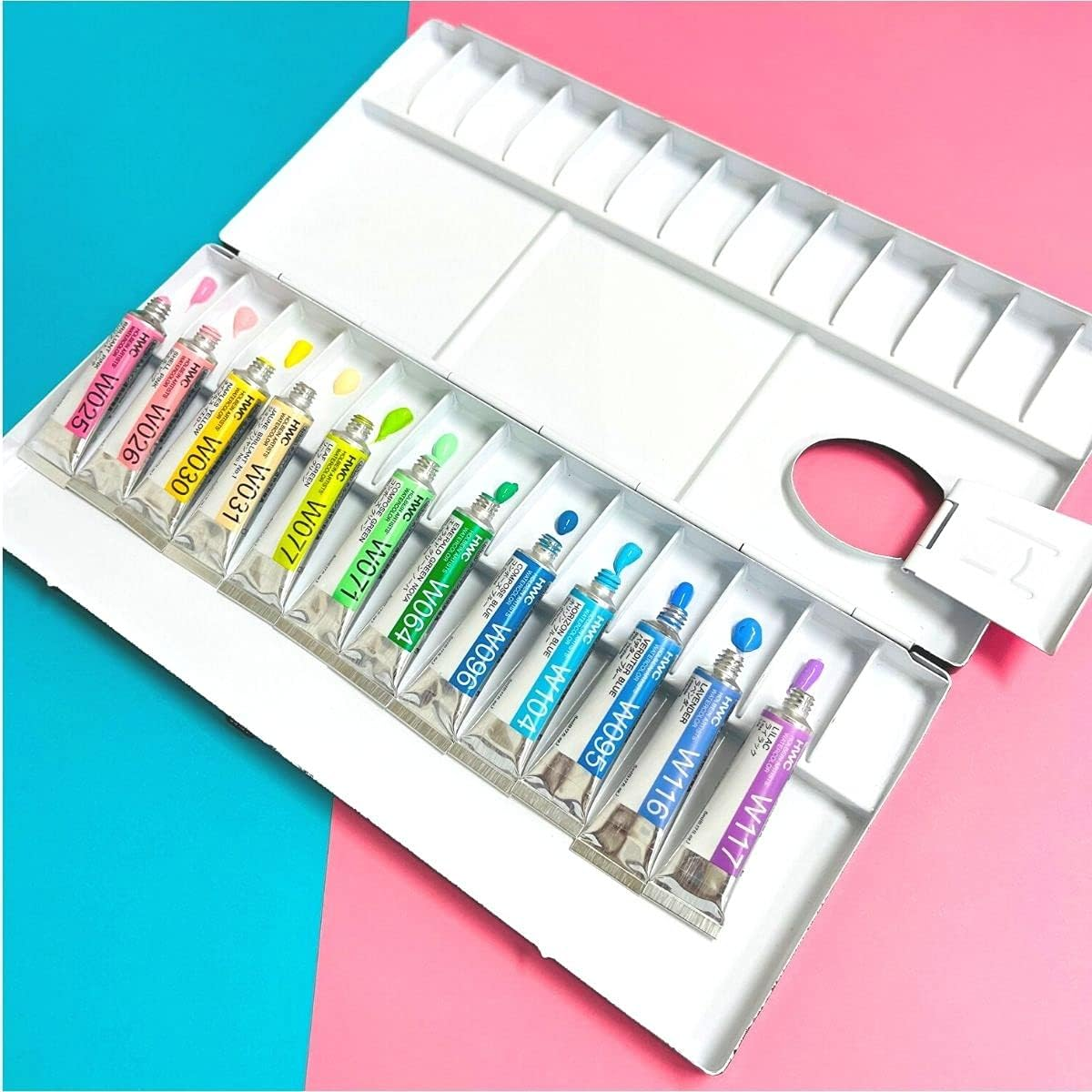 Holbein Artists' Watercolors - Pastels, Set of 12, 5 Ml, Tubes image number 2