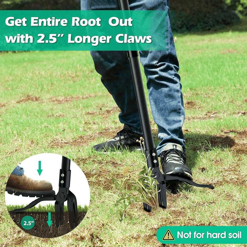 Weed Puller with 155Cm Long Handle - Adjustable Stand up Weed Puller Tool for Lawn Garden Farmland image number 5