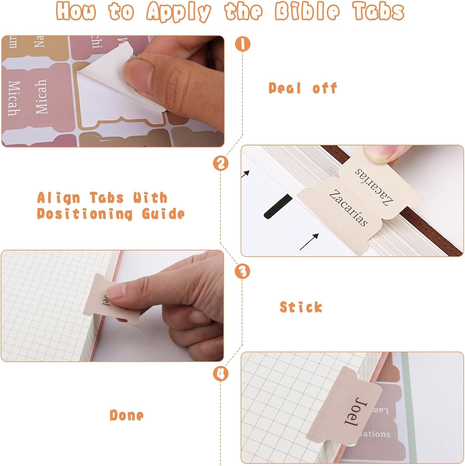 Bible Journaling Kit, Include 12 Bible Highlighters and 6 Pens No Bleed, 90 Laminated Bible Tabs, Magnetic Bookmarks, Sticky Notes, Bible Study Supplies Essentials Set for Women & Men image number 5