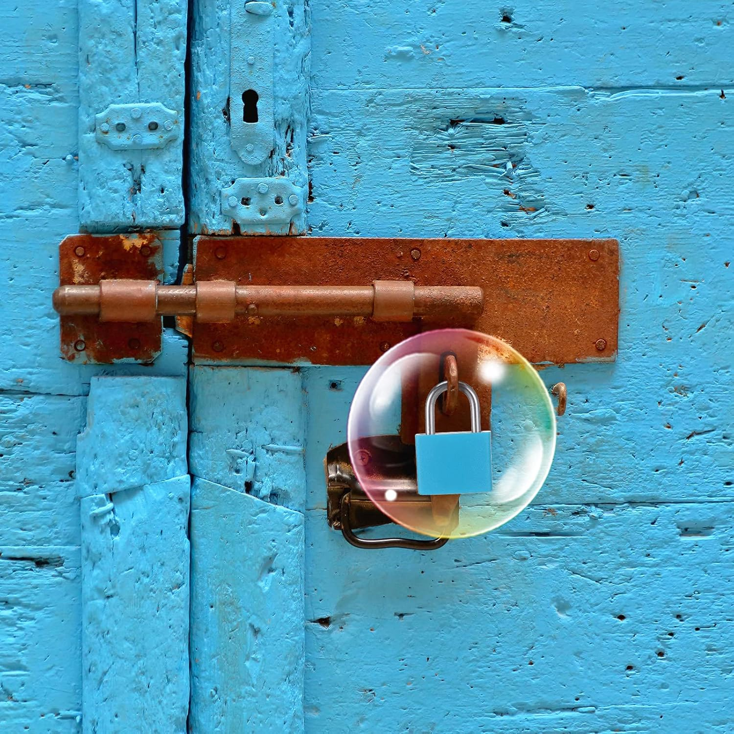 Hotop Suitcase Locks with Keys Metal Padlocks Luggage Padlocks Multicolor Small Mini Padlock Keyed Padlock for School Gym, 8 Colors (24 Pieces), 1.3 X 0.87 X 0.43 In image number 5