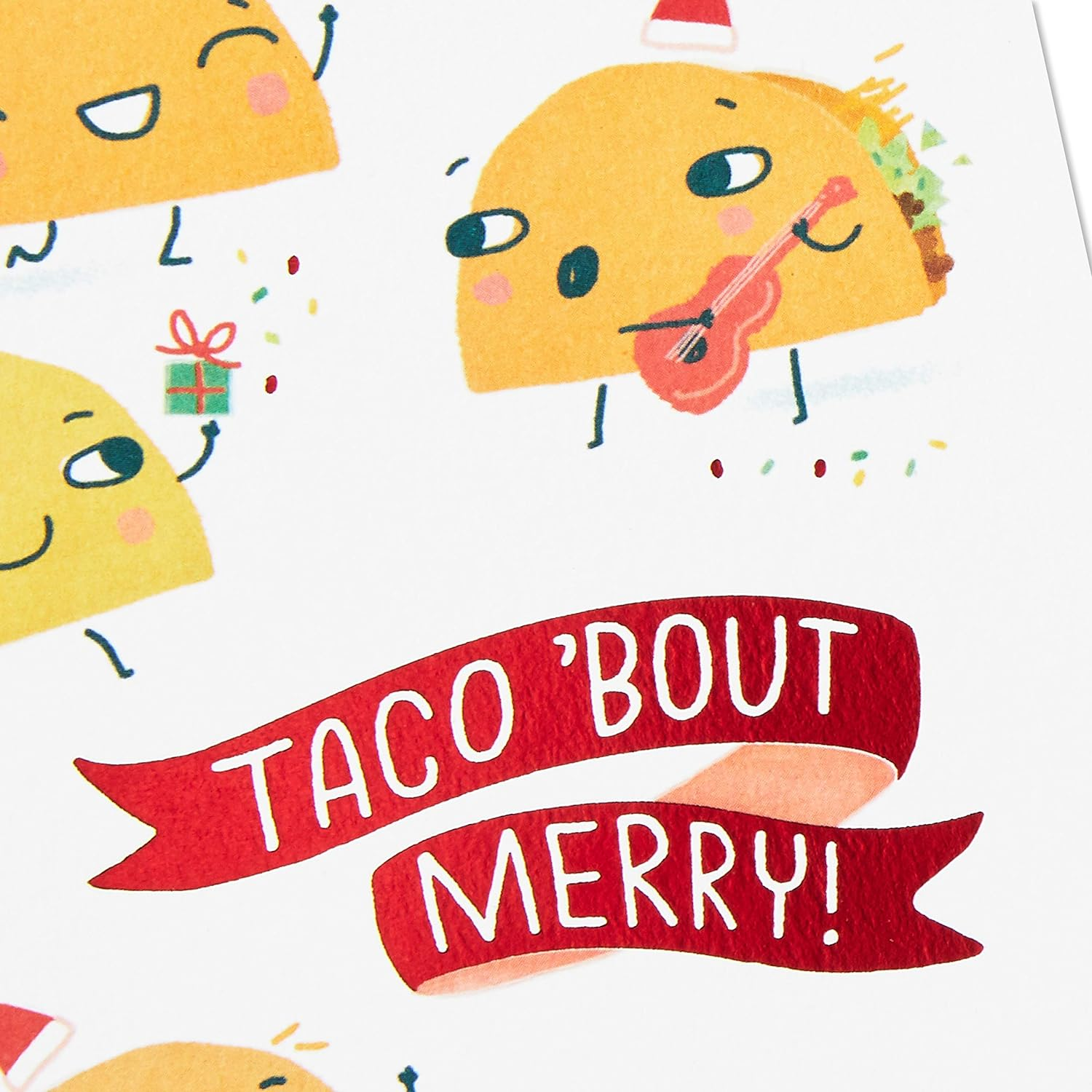 Hallmark Good Mail Boxed Christmas Cards (Christmas Tacos, 12 Cards with Envelopes) image number 5