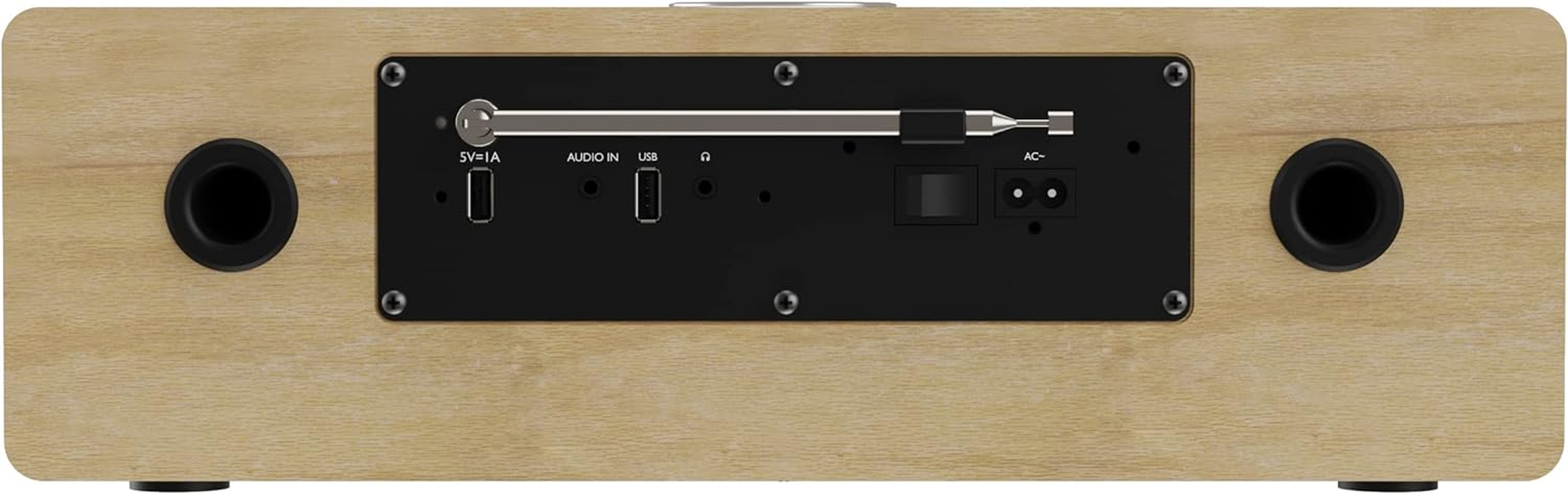 Majority Oakington Bluetooth DAB Radio and CD Player and Music System, Walnut, Oak image number 3