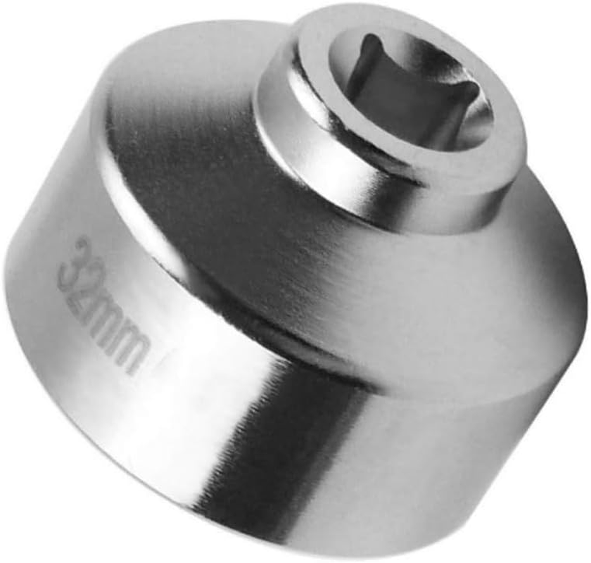 32Mm Socket-Oil Filter Wrench Tool,Steel Quickly Oil Filter Removal Tool,3/8Inch Drive Oil Filter Socket Tool Easy to Use image number 5