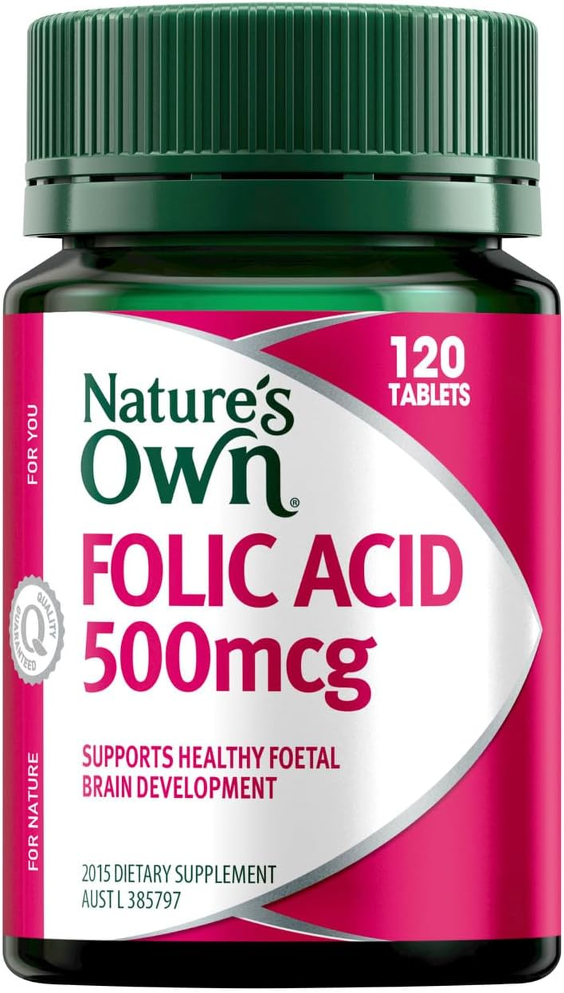 Nature'S Own Folic Acid 500Mg