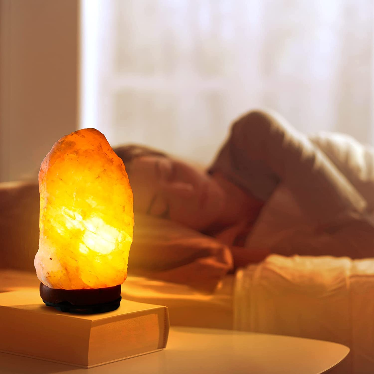 Salt Lamp Cord Replacement with On/Off Switch and 3 Free Bulbs, Original Replacement Power Cord with Base Assembly E14 Socket & Metal Clip, for All Himalayan Crystal Salt Rock Lamp - 240V SAA Standard image number 4