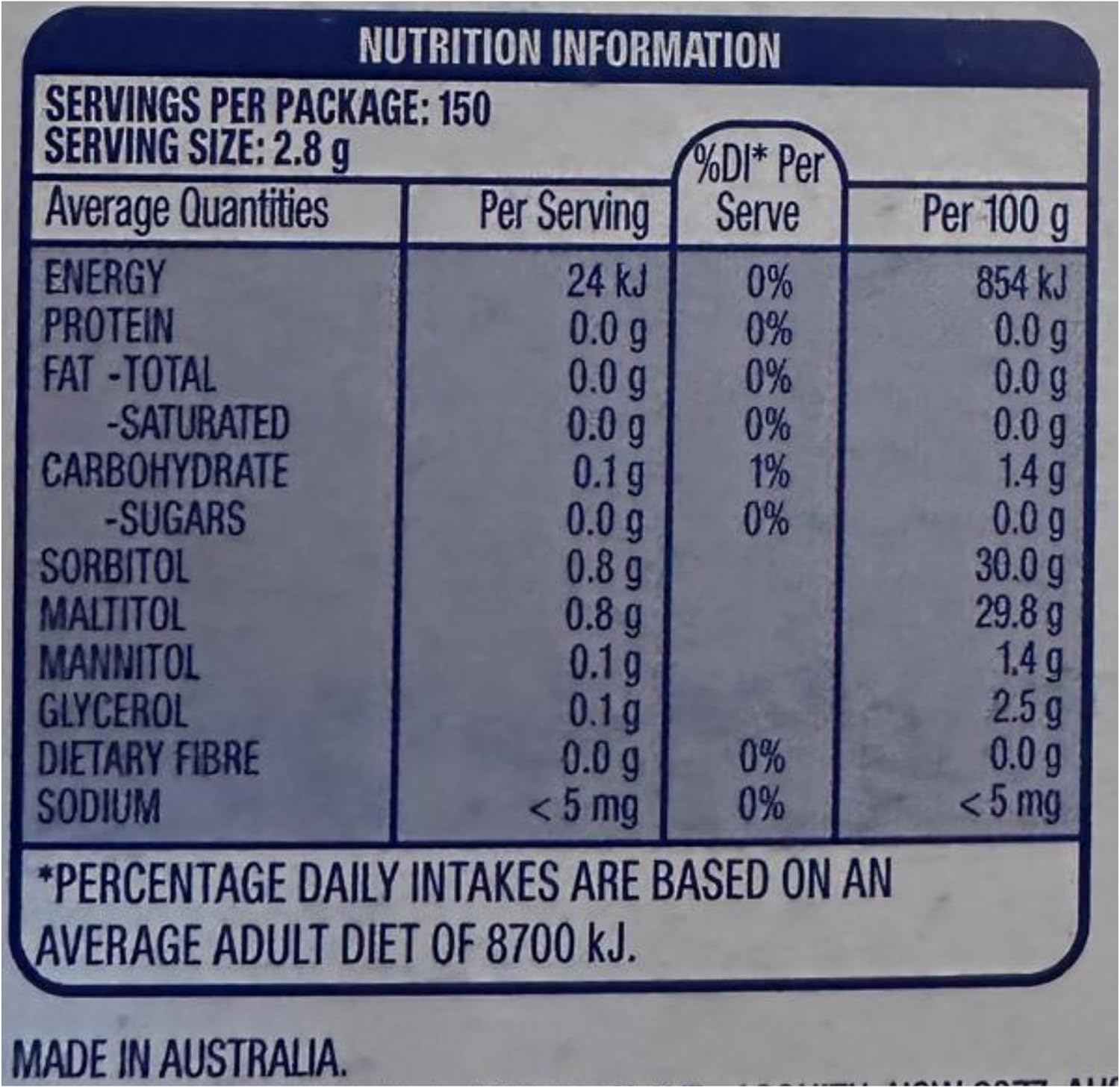 Wrigley'S Juicy Fruit 14G X 30 Packets image number 1