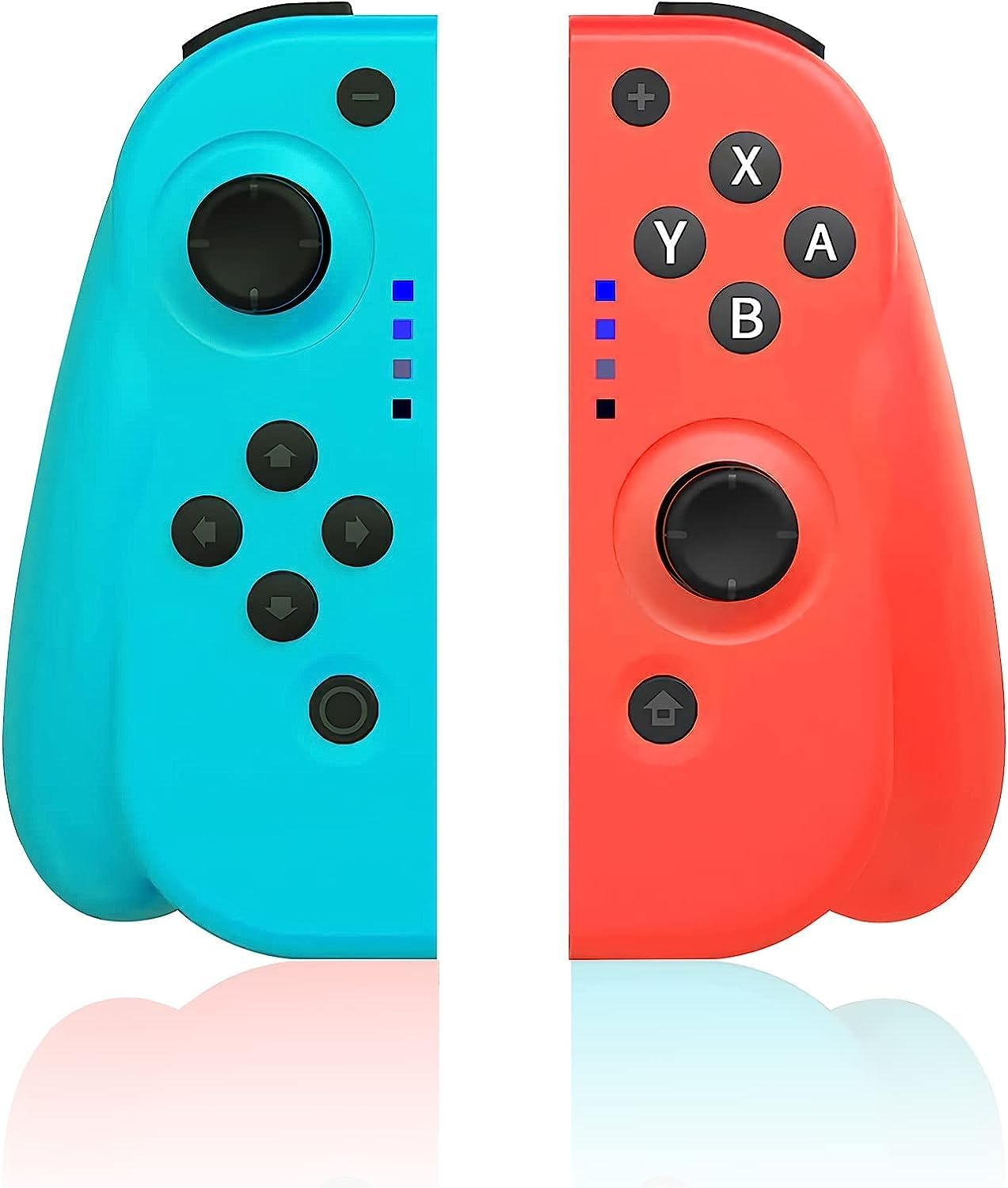 Switch Controller Wireless Gamepad for Switch, Switch Lite Controller with Rechargeable Remote, Double Shock and 6-Axis Gyro, Compatible with Switch/Switch Pro(Red+Blue) image number 3