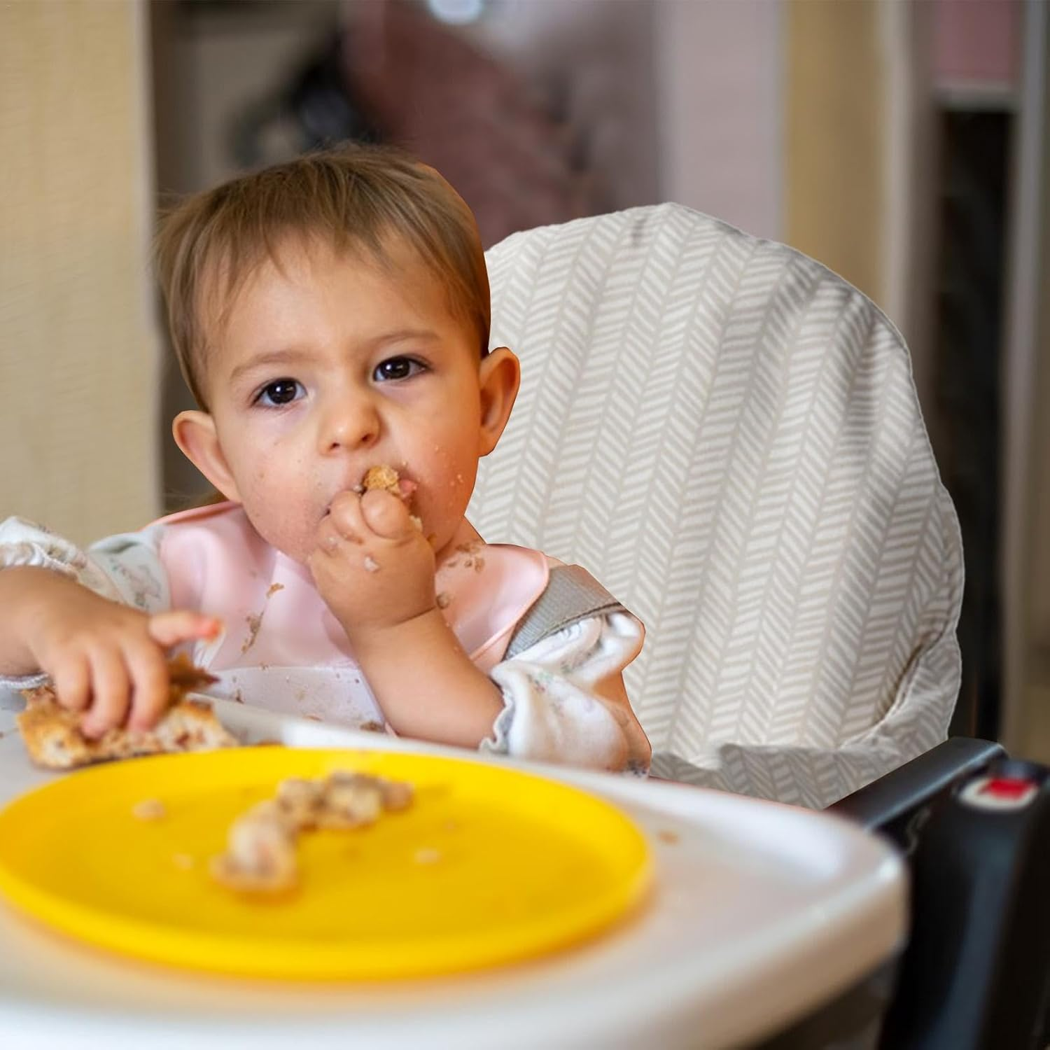 High Chair Insert | High Chair Cushion Insert | High Chair Insert, Washable High Chair Insert, High Chair Cushion, High Chair Liner, Reversible High Chair Insert, High Chair Seat image number 2