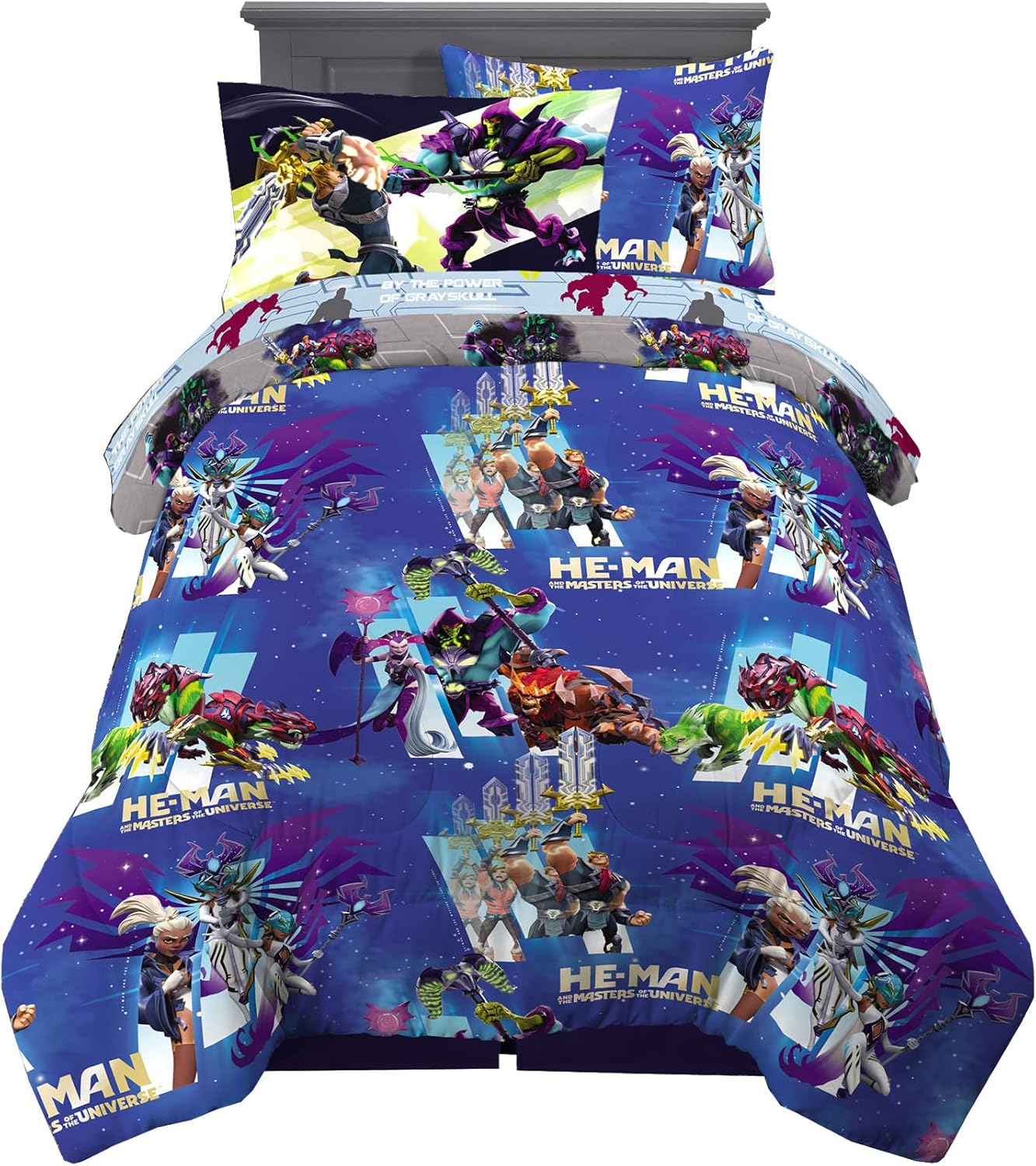Franco Disney Princess Kids Bedding Super Soft Comforter and Sheet Set with Sham, 7 Piece Full Size, Official Disney Product by (Prints May Vary)