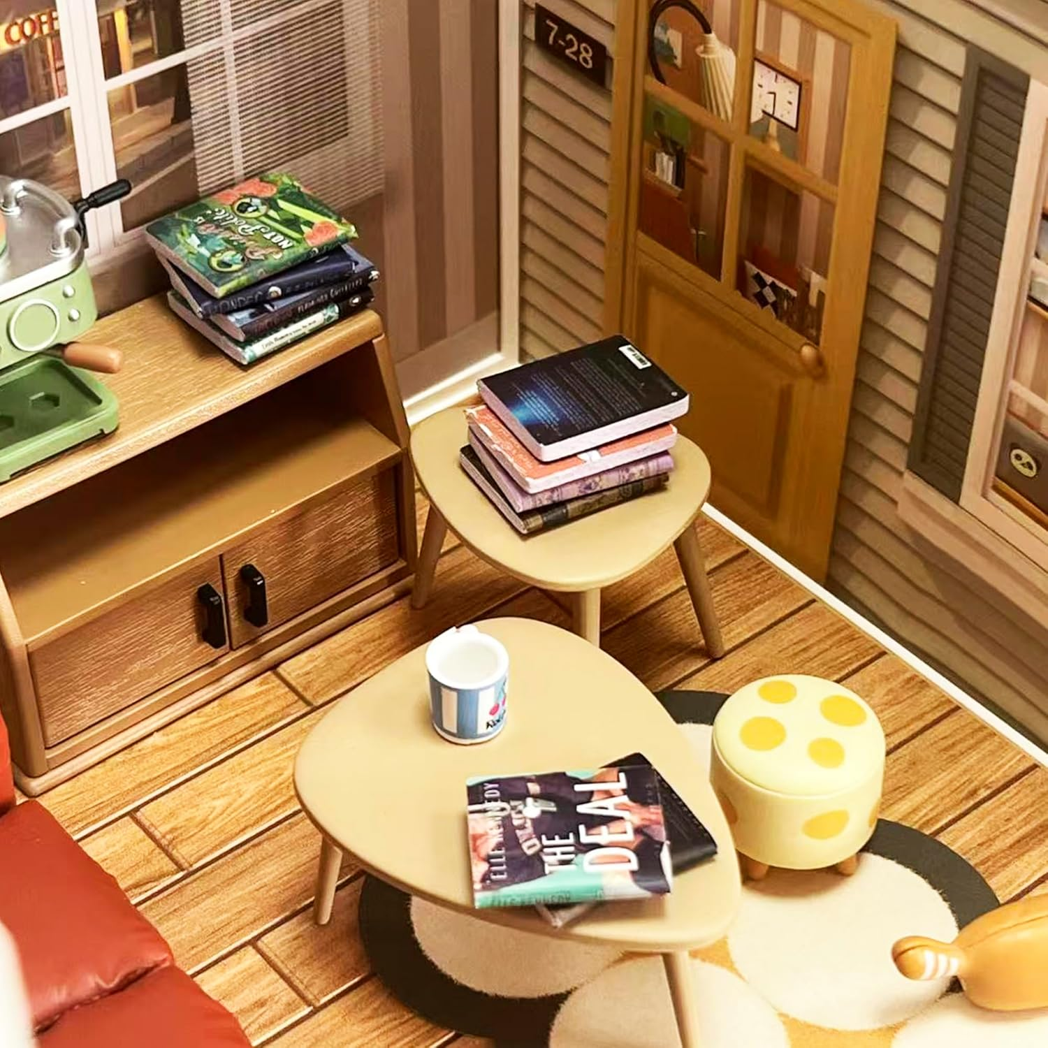 200 PCS Book Miniatures Set without Repetition, Mini Books for Anxiety Bookshelf, Dollhouse Decor, DIY Crafting, Accessories Mini Miniatures Books image number 1