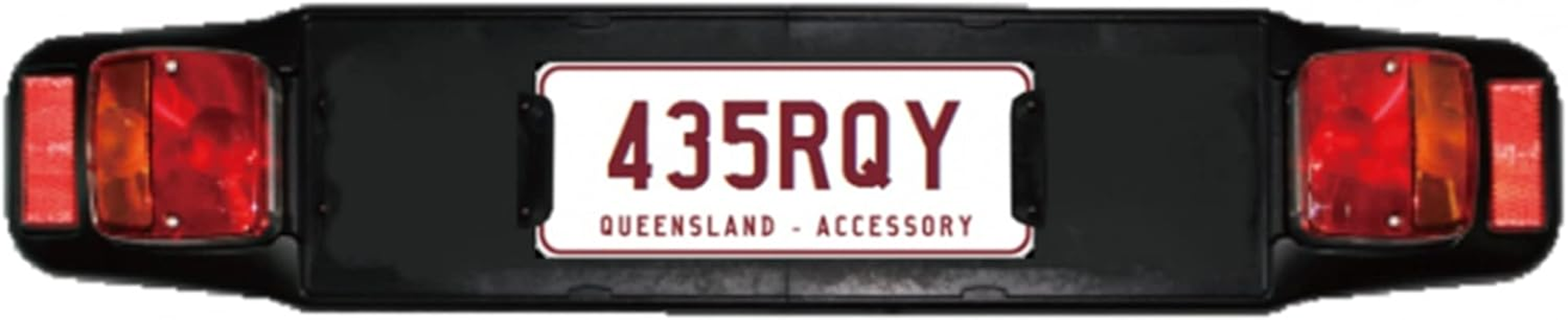 Yakima 9802701 Lightmate Number Plate Holder with Lights, 91 Cm Length X 6 Cm Width X 17 Cm Height