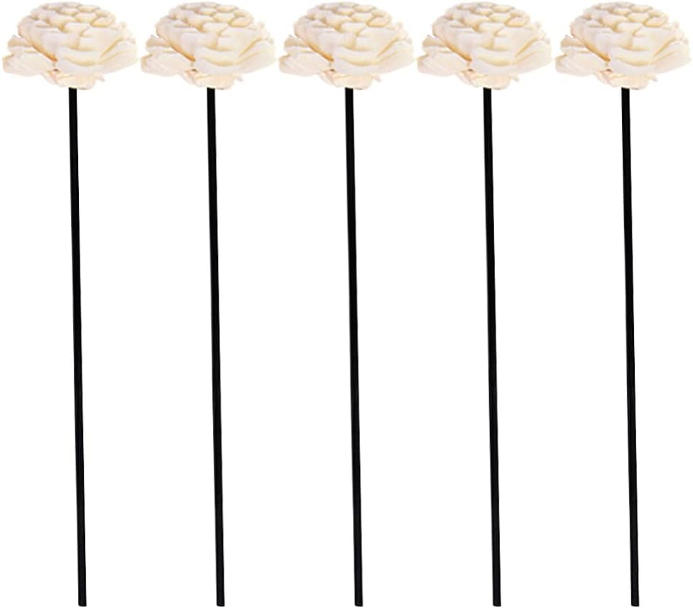 Ifundom 5Pcs Fireless Aromatherapy Rattan Reed Diffuser Sticks Rattan Fragrance Diffuser Refill Reed Oil Refill for Home Deodoriser Scent Booster Aromatherapy Stick For image number 4