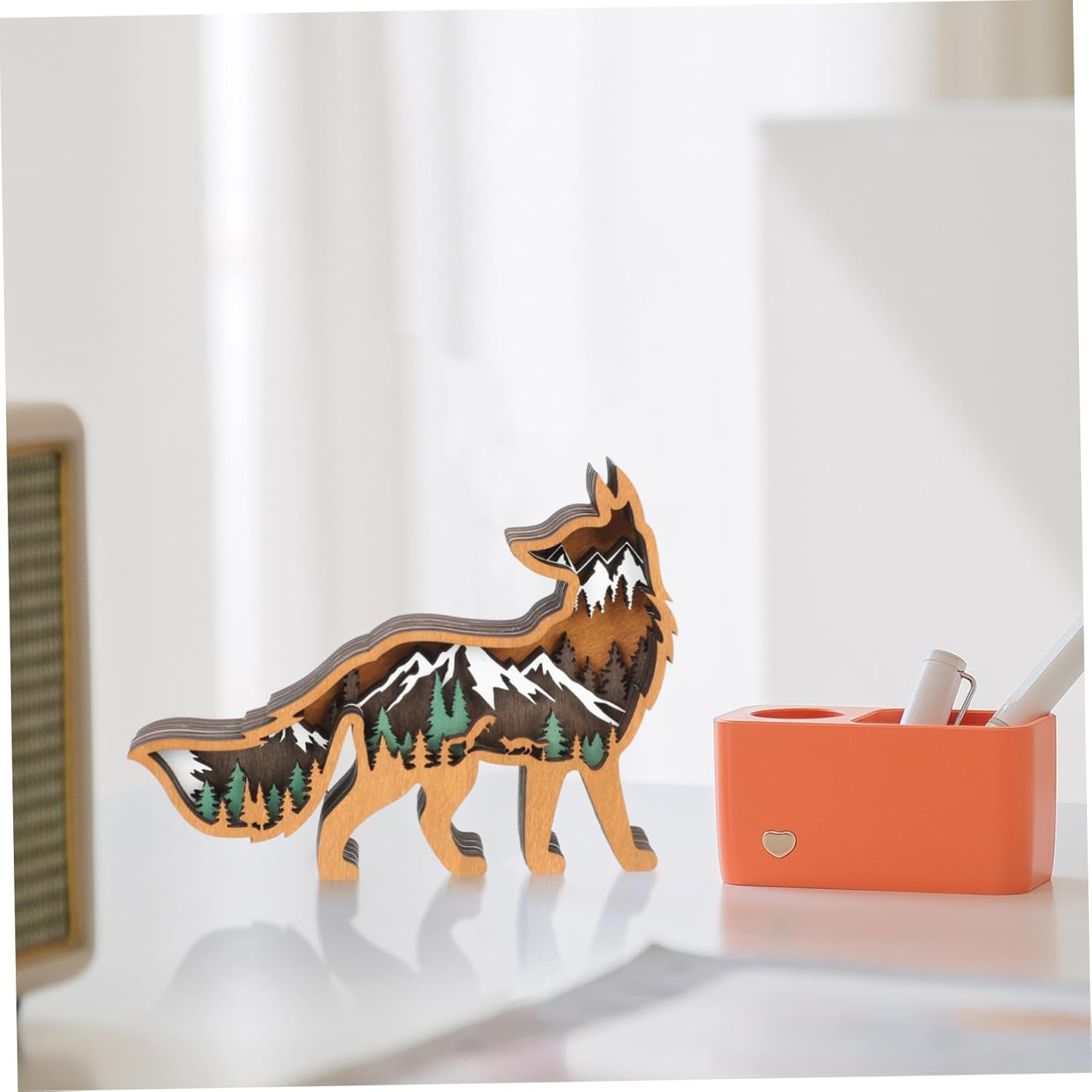 Craft Christmas Ornaments Multi-Layer Animal Decor Felt Christmas Tree Decorations image number 6