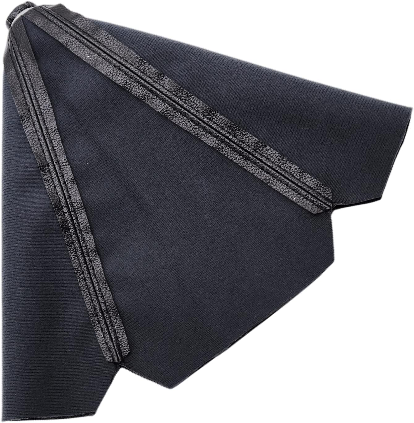 Universal Car Shift Knob Dust Cover Black PU Leather Manual/Auto Shifter Shift Boots Cover (Black) image number 3