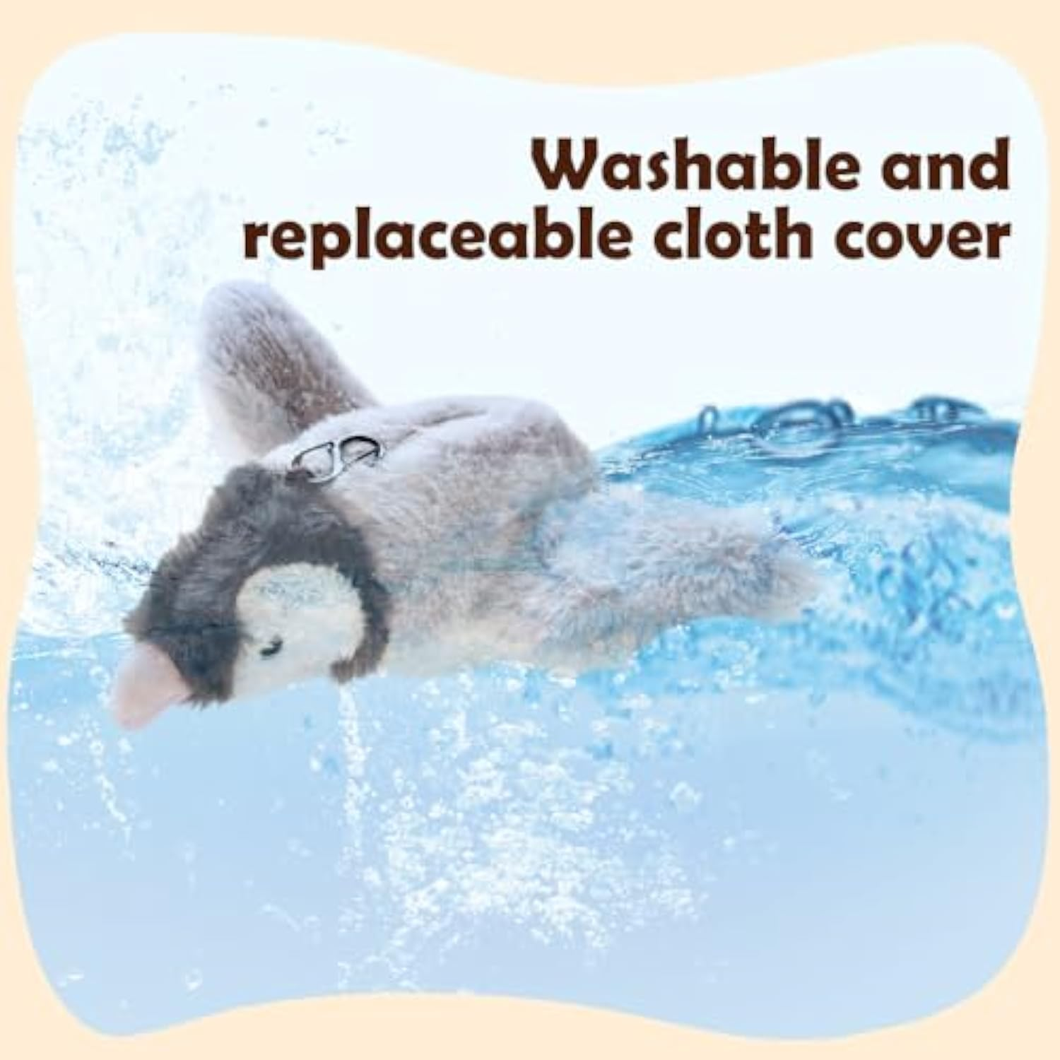 Interactive Flapping Bird Cat Toy with Chirping Sounds, Plush Flying Bird Toy for Indoor Cats (3#) image number 2