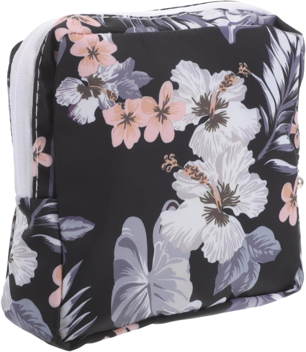 Travel Sanitary Napkin Bag Cotton Material Zippered Menstrual Pad Pouch for Makeup Storage Lipsticks Earphones and Coins