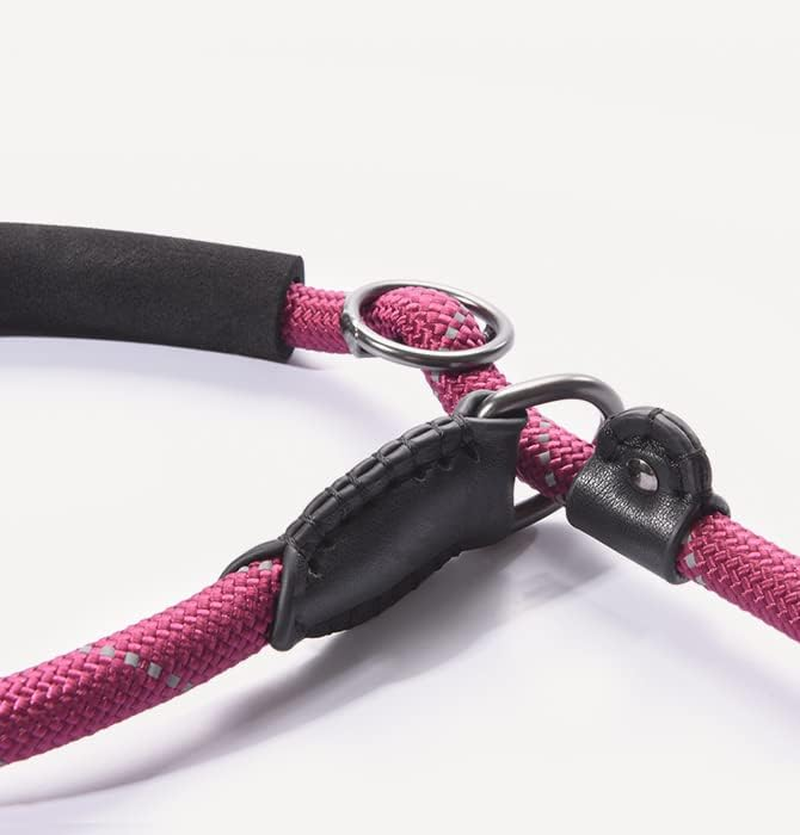 Dogness Extremely Durable Dog Training Rope Leash,The Onesie Dog Leash, Premium Quality Training Slip Lead, Reflective, Thick Heavy Duty, Sturdy Nylon, Comfortable for the Strong Large Medium Pets, - Black image number 2