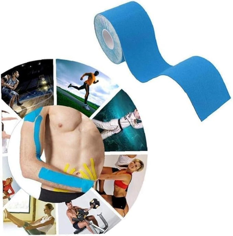 Athletic Sports Tape Elastic Kinesiology Tape, 3Pcs Athletic Sports Tape,Sport Trainers Waterproof Physio Sports Tape,Trainers Waterproof Physio Sports Tape for Shoulder, Muscle, Ankle image number 6