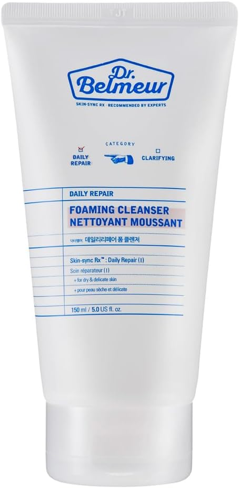The Face Shop Dr. Belmeur Daily Repair Foam Cleanser, 150 Ml (Pack of 1) image number 3