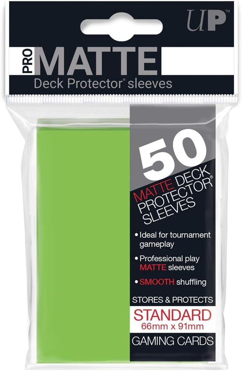 Ultra Pro: UP84188 Pro-Matte 50Ct Standard Deck Protector Sleeves: Light Blue image number 2