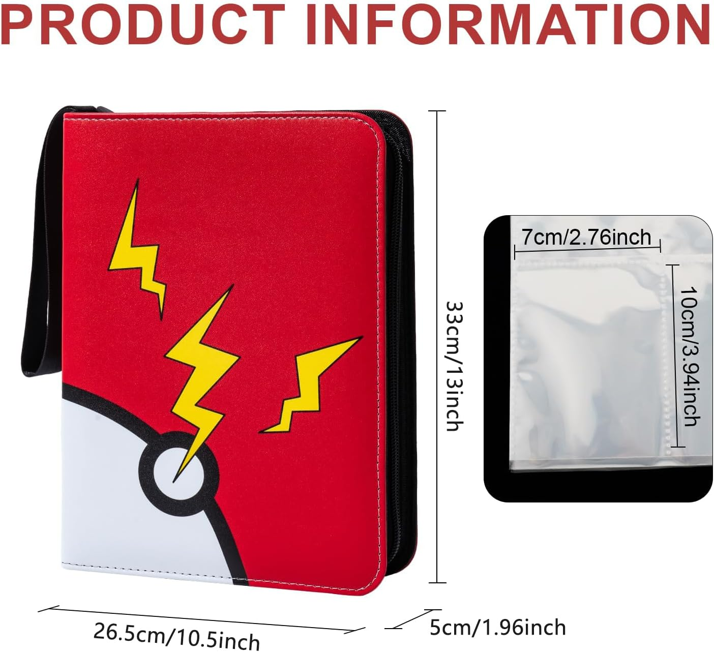 Card Binder - 9-Pocket Pages Sleeves with 900 Pockets, Ideal for TCG, Yugioh, MTG, Baseball & Football Cards (9-Pocket) image number 4