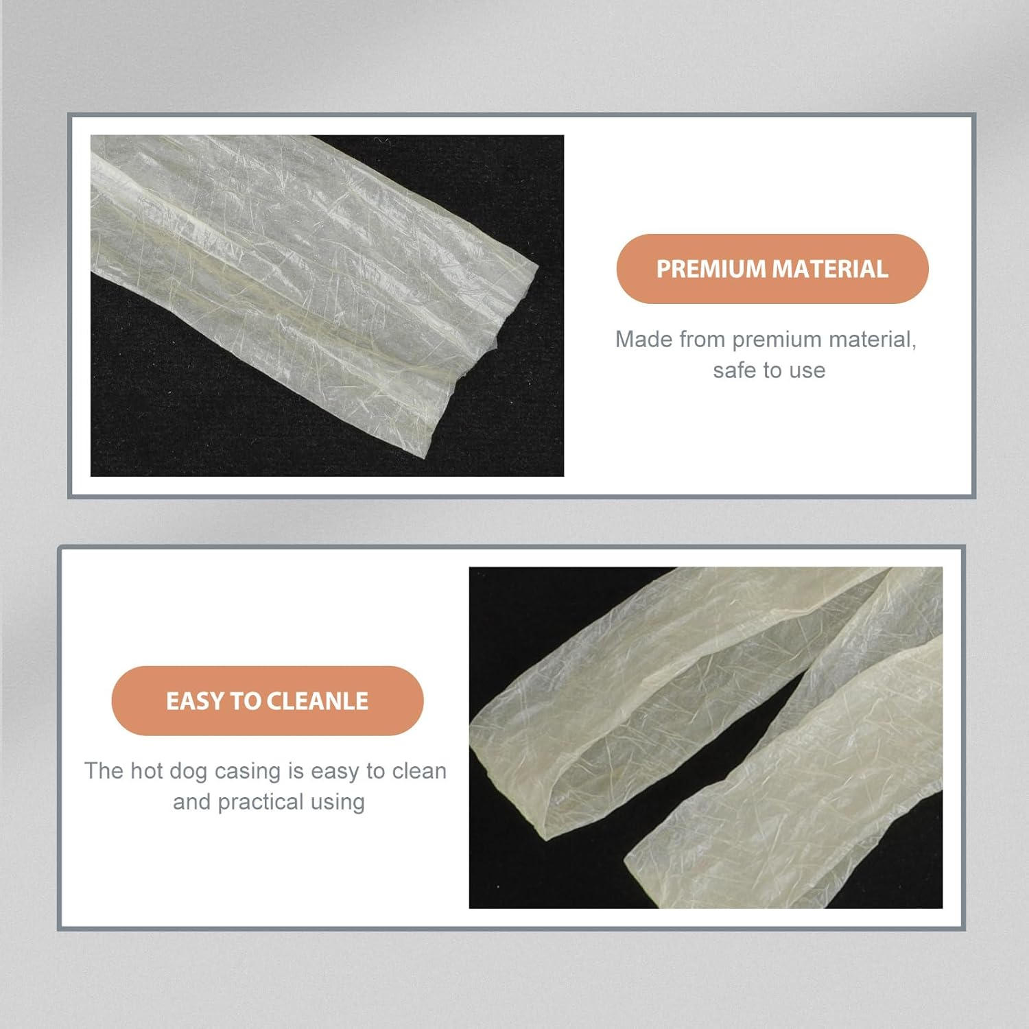 Homemade Sausage Casing Drying Sausage Casing for Kitchen DIY for Hot Dogs Hams Sausages Safe Easy to Clean Kitchen Accessory