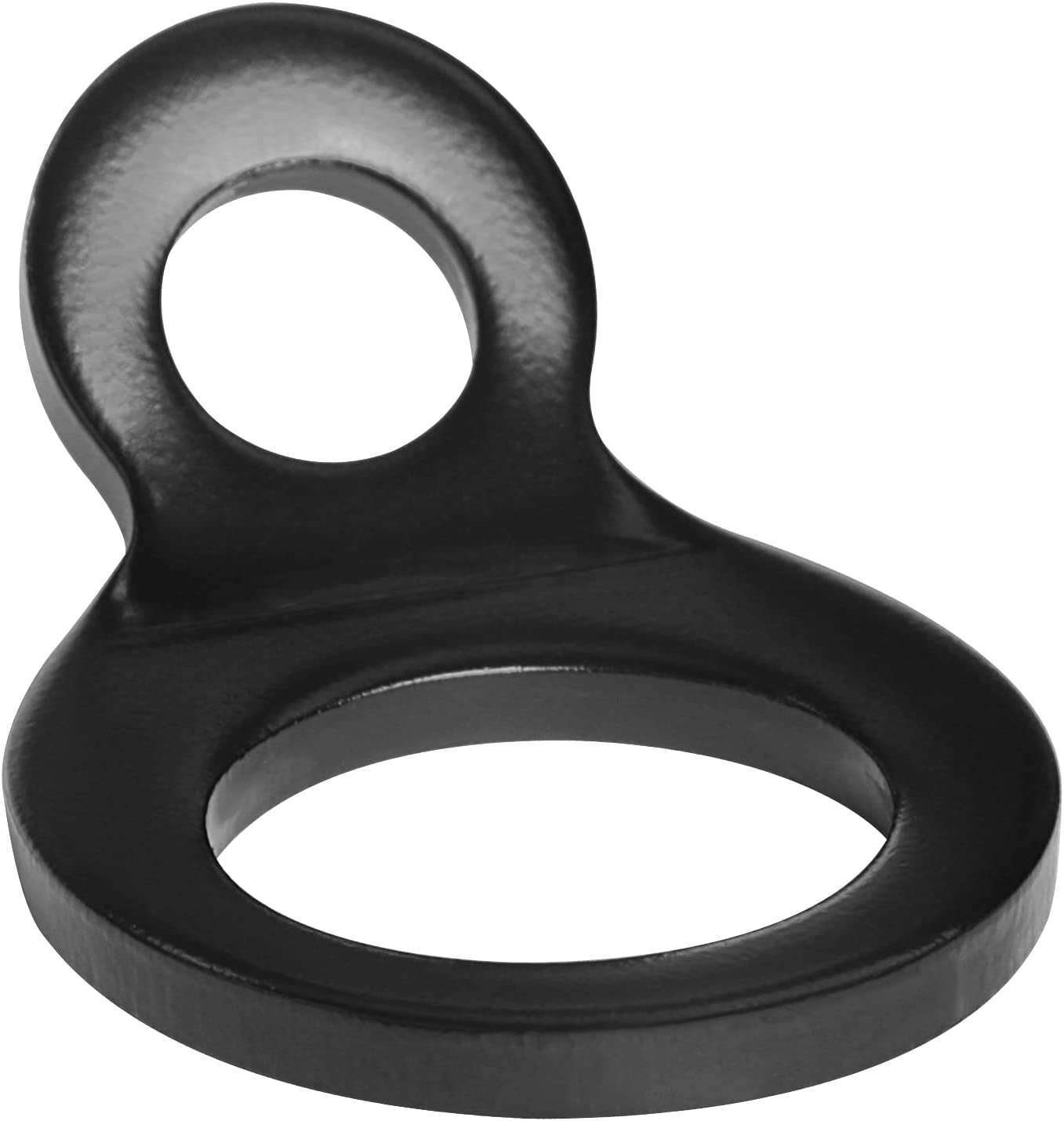 12 Pack Stainless Steel Tie down Strap Rings Dirt Bike Multi-Purpose Tie down Anchor Strapping Hooks for Motorcycle Dirtbike ATV Trailer Truck, Black image number 1