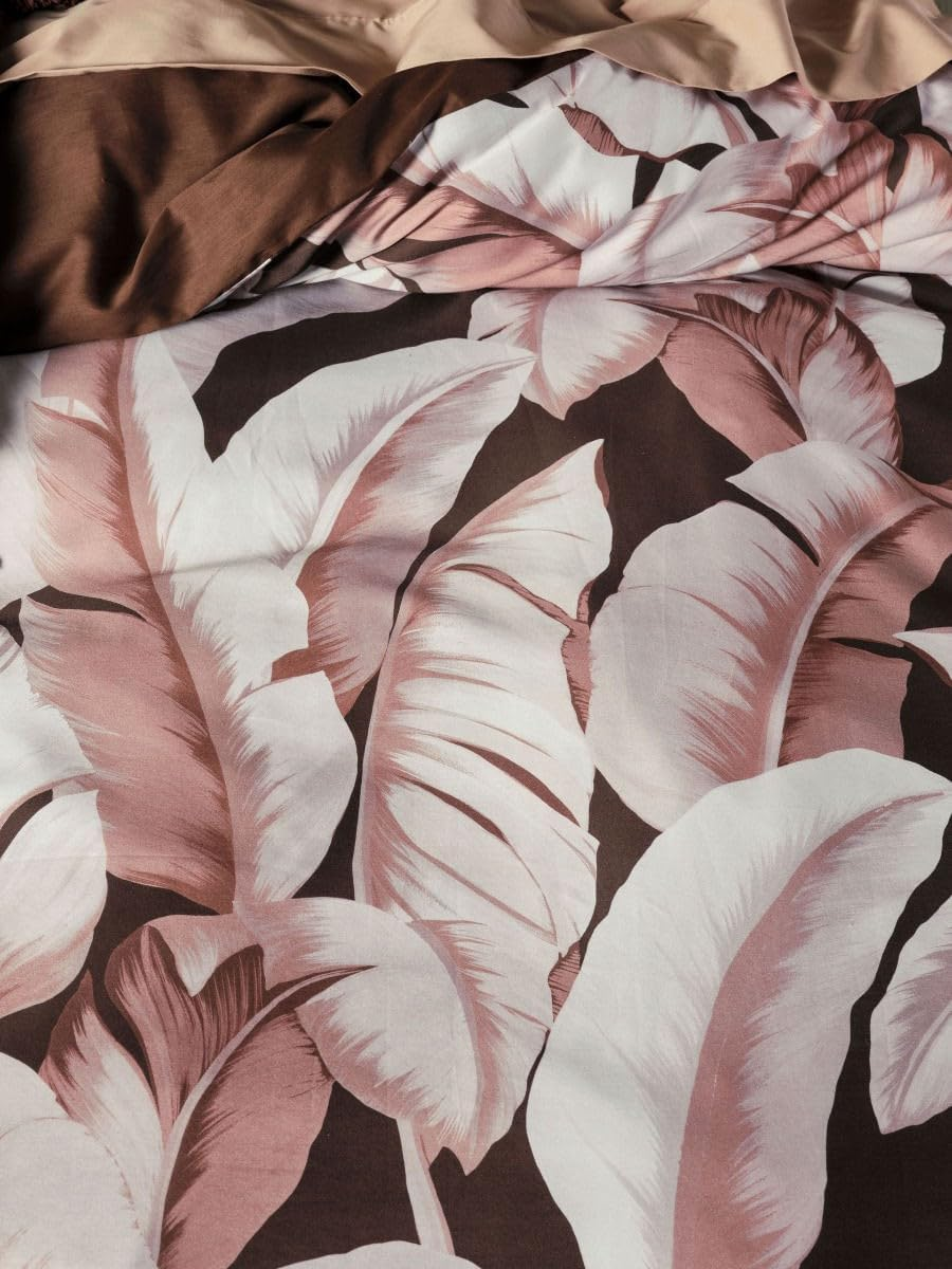 Linen House Kalena Quilt Cover Set, Cinnamon, King Bed image number 5