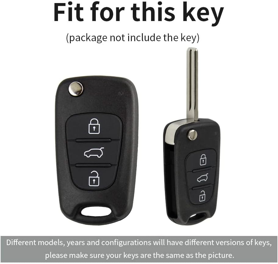 Ontto Tie-Dye TPU Car Key Fob Cover Fit for Hyundai Ix20 Ix35 I20 I30 I35 Elantra Kia Ceed Sportage Rio Sorento 3 Buttons Flip Key Case Keyring Remote Keychain Key Holder Accessories Pink - Pink image number 6