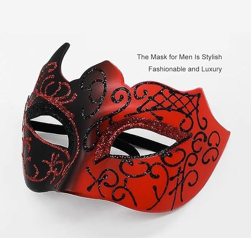 Masquerade Mask for Women Men Mask for Halloween Eye Mask for Party Prom Ball Bar Costume