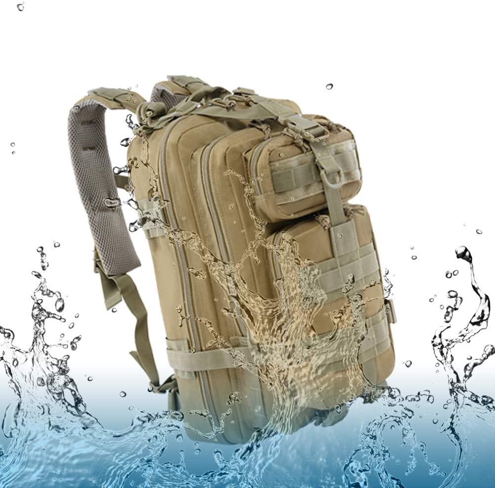 ROARING FIRE Military Tactical Assault Backpack, EDC Outdoor Backpack, Trekking Backpack, 30L Army Rucksack Molle Pack, Go Bag, Get Home Bag for EDC, Tactical Use, Camping, Hiking image number 1