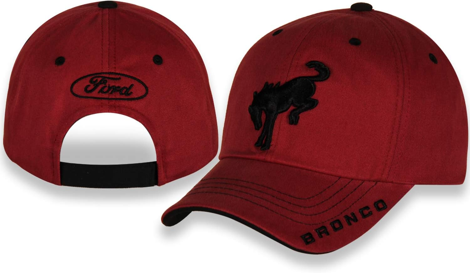 CFS Ford Racing Hat for Men - Blue Gray Ford Baseball Cap White Oval Logo