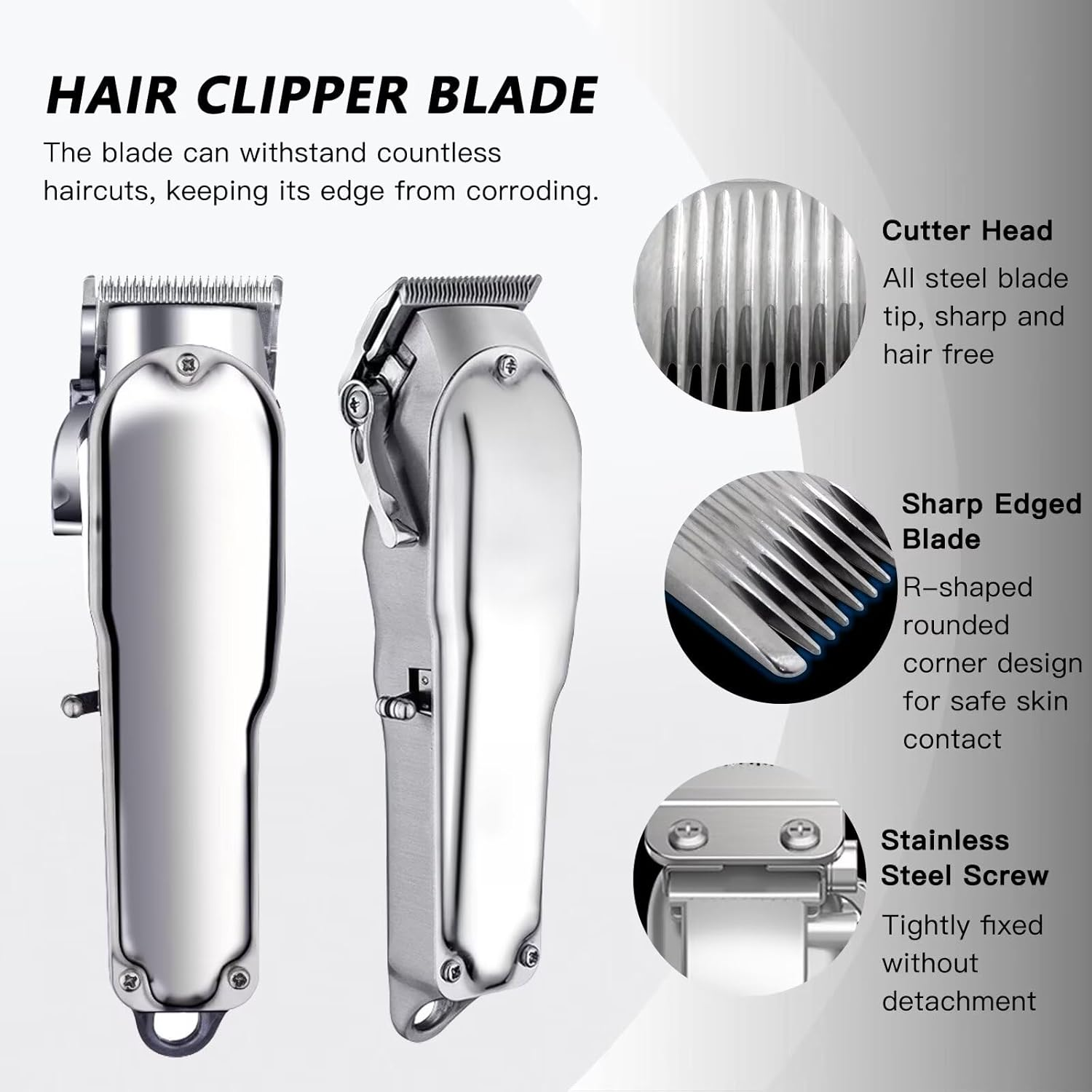 2 Hole Clipper Blade Replacement Fit for Wahl Fit for Precision Premium Smooth Cut/Elitepro/Extremegrippro/ MC3/ Proseriesplatinum/Self-Cutpro/Pet-Pro/ *Notfitmulti-Purpose79607 image number 4