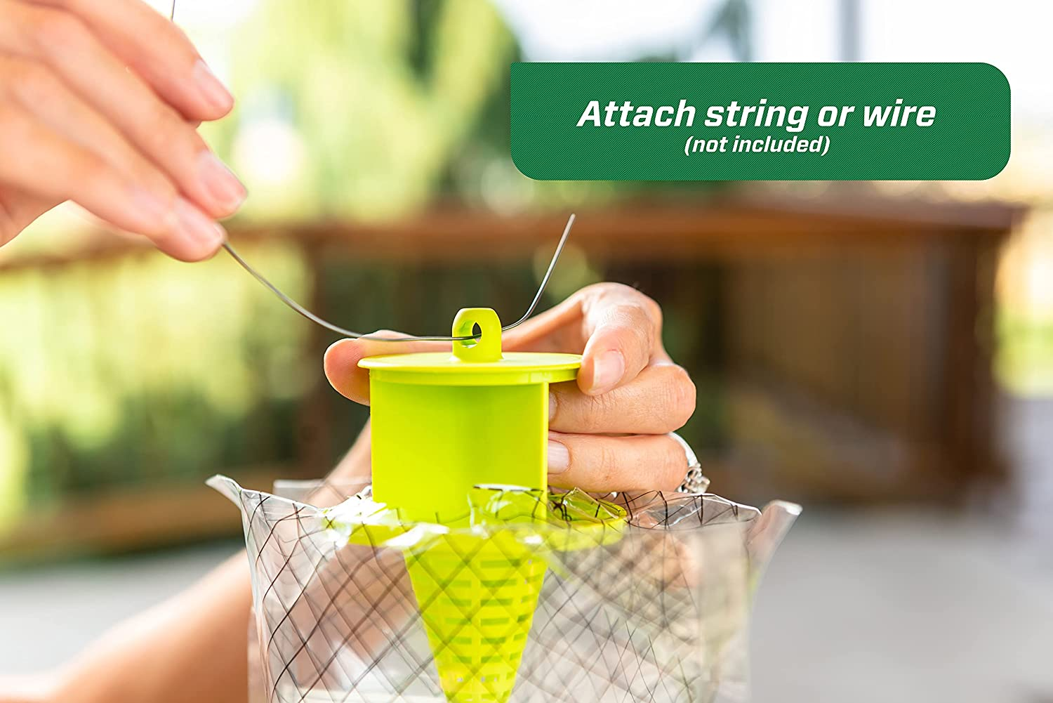 Rescue! Big Bag Fly Trap &ndash; Disposable, Outdoor Use - 4 Traps image number 5