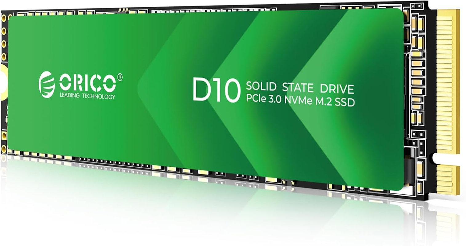 ORICO 128GB M.2 Nvme SSD, Pcie Gen3X4 2280 SSD - up to 1700Mb/S, Internal Solid State Drive with TLC NAND Flash, Compatible with Raspberry Pi 5 Desktop Laptop - D10 image number 3
