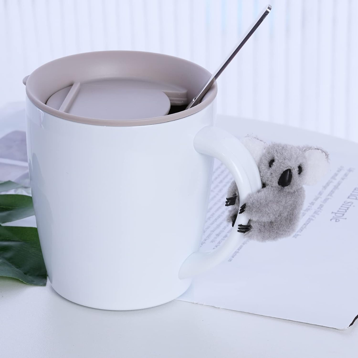 16Pcs Koala Clip Pencil Buddy Clip on Pencil Topper Animal Hungers Koala Birthday Party Supplies image number 5