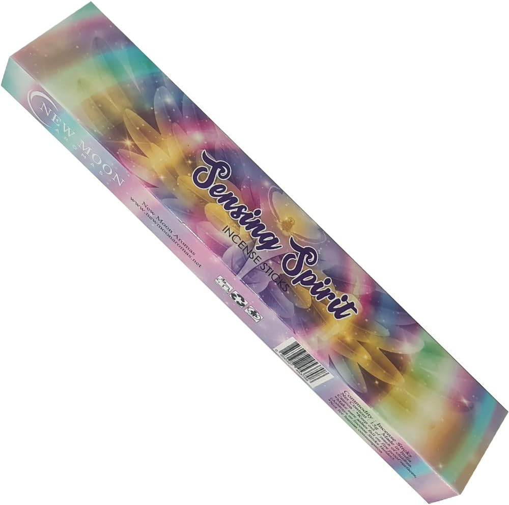 Sensing Spirit Incense Sticks - Bulk - Natural - 12 Packs of 15GM - Total 120+ Incense Sticks