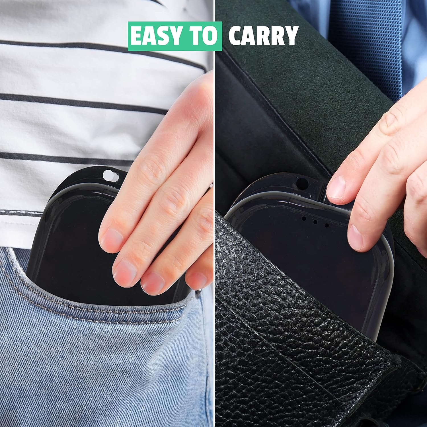 Retainer Case - Pack of 2 - Odorless Mouth Guard Case-Retainer Holder-Ventilated, Durable & Hygienic Night Guard Case for Carrying and Protecting Braces, Partial Dentures & Aligners-3.14 X 3.14 X 1.1 image number 6