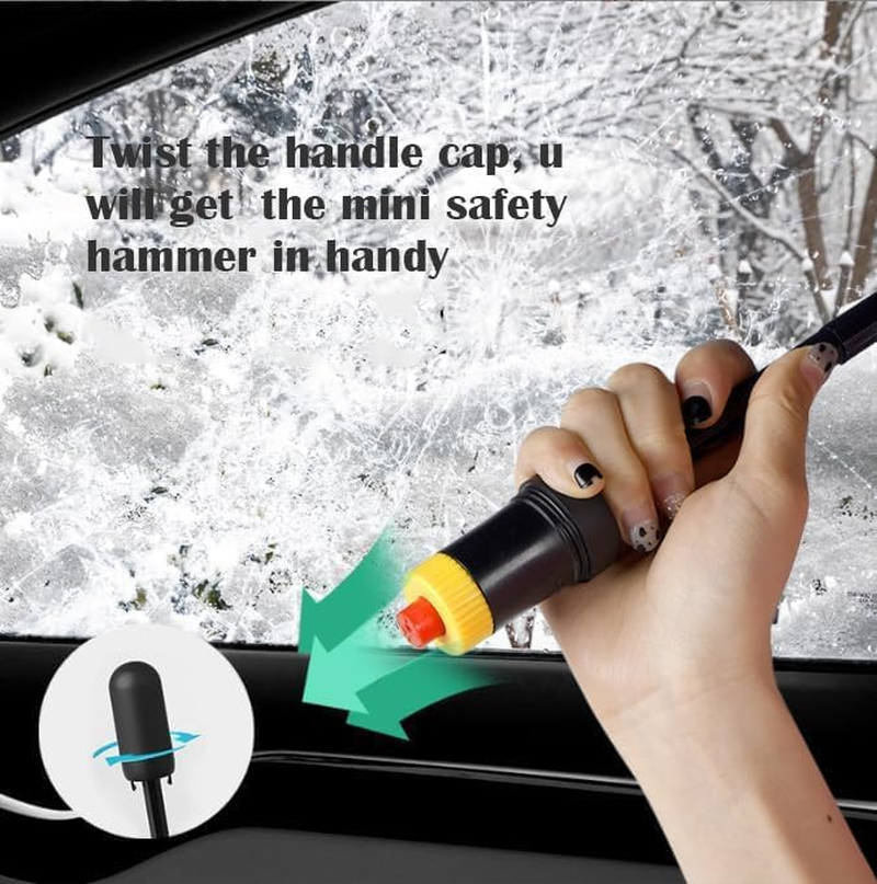 Large Car Sunshade Front Windshield with Safety Hammer Car Windscreen Sun Shade Umbrella Sunshade UV Rays Protector Car Shades for Most Cars Suvs image number 6