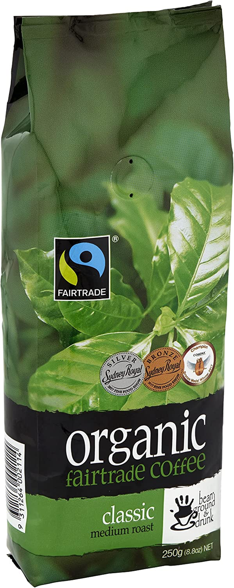 Bean Ground & Drunk Coffee Beans Classic 250G